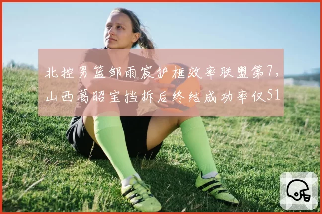 北控男篮邹雨宸护框效率联盟第7，山西葛昭宝挡拆后终结成功率仅51%
